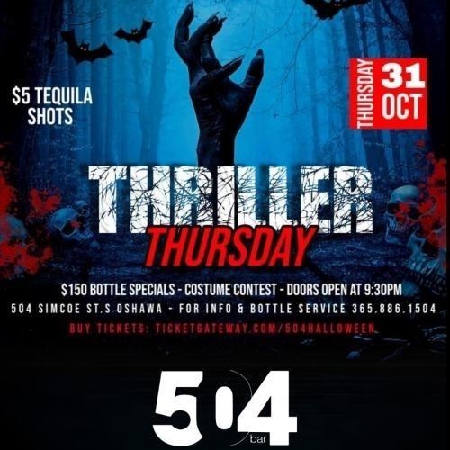 504 Bar THRILLER THURSDAY