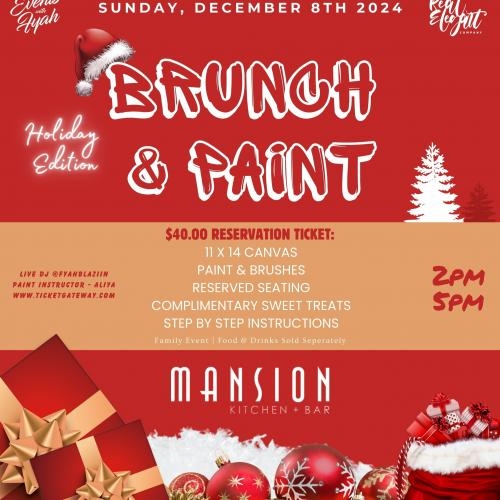 BRUNCH & PAINT - HOLIDAY EDITION 