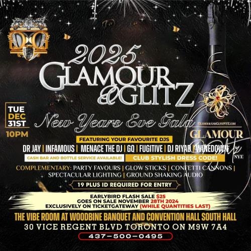 GLAMOUR and GLITZ NYE 2025 