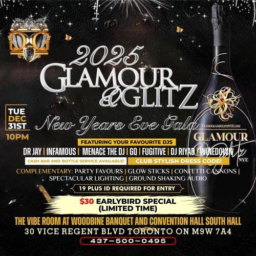 GLAMOUR and GLITZ NYE 2025 