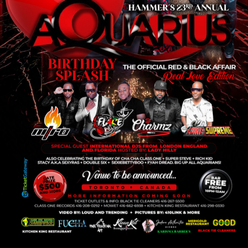 HAMMER'S 23RD ANNUAL AQUARIUS BIRTHDAY SPLASH!Splash 2025 