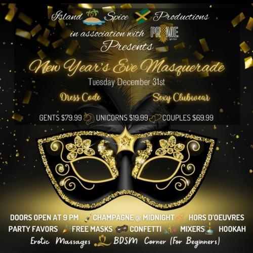 NEW YEAR'S EVE ✨️ MASQUERADE 🎭 PARTY 