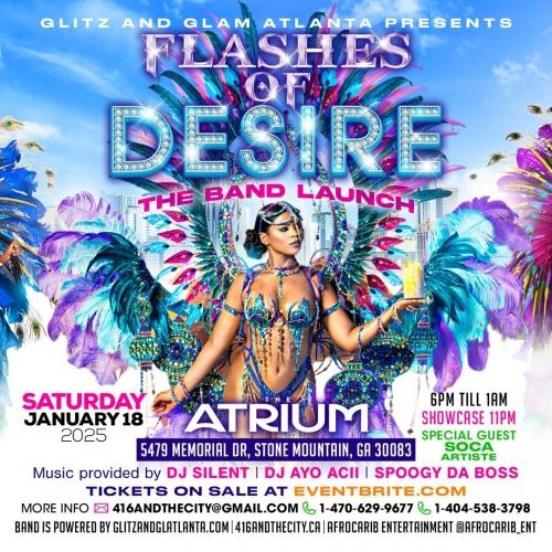 Flashes Of Desire Band Launch: Glitz & Glam Atlanta 