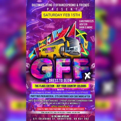 G.F.F : Get Familiar Fete - X The Annual Jump Off to T&T Carnival 