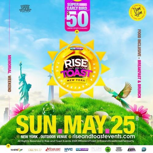 Rise and Toast Breakfast Party Memorial Weekend New York 