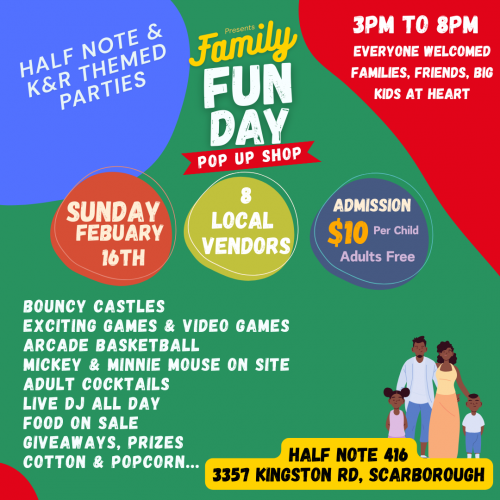 Family Fun Day Pop Up Shop