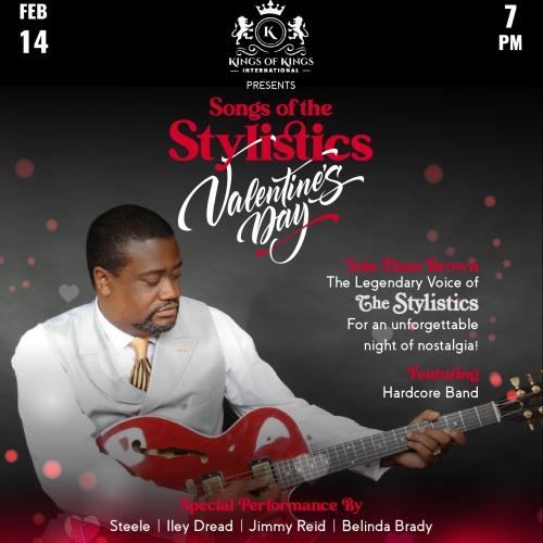 The Stylistics' legendary lead singer EBAN BROWN live this Valentine's Day at the JCA!