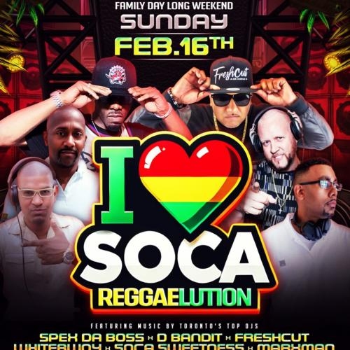 I ❤️ SOCA REGGAELUTION 