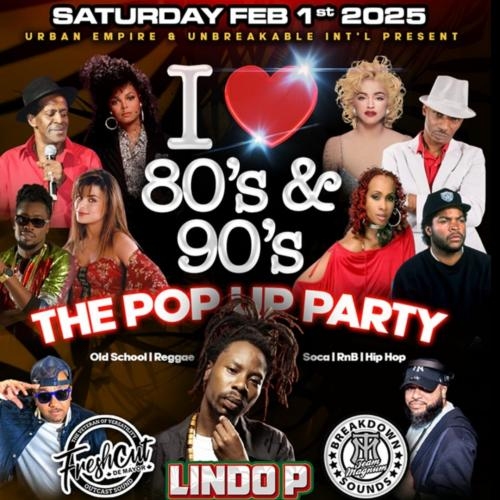 I LOVE 80s & 90s Pop up Party 