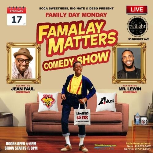 FAMALAY MATTERS COMEDY SHOW 