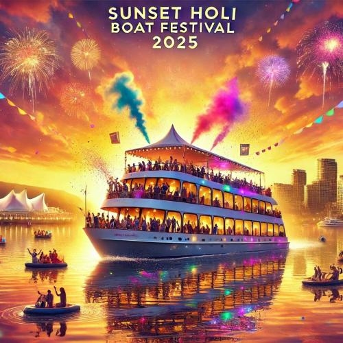 Sunset Holi Boat Festival 2025 