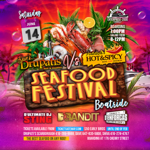 SEAFOOD FESTIVAL BOATRIDE  Dave's DRUPATIS V/S Radica's HOT&SPICY 