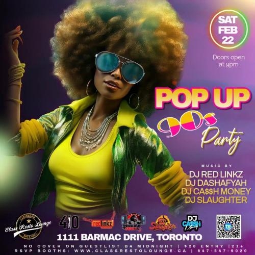 POP UP 90s PARTY