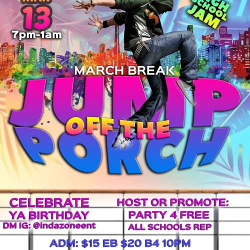 JUMP OFF THE PORCH March Break 2025