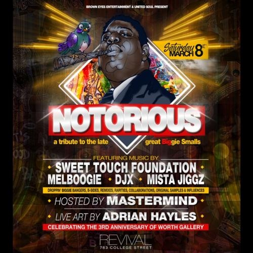 NOTORIOUS - A Tribute to The Late, Great Biggie Smalls 