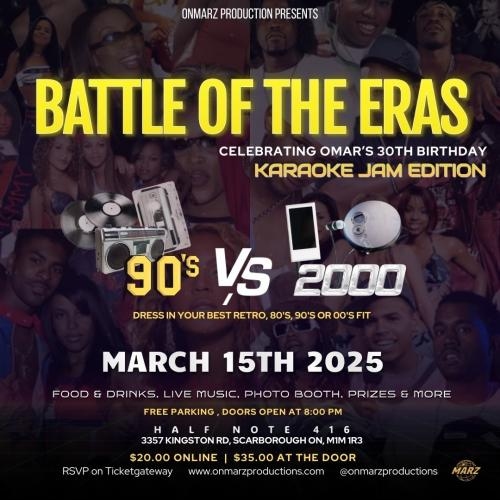 BATTLE OF THE ERA: KARAOKE JAM EDITIONS 