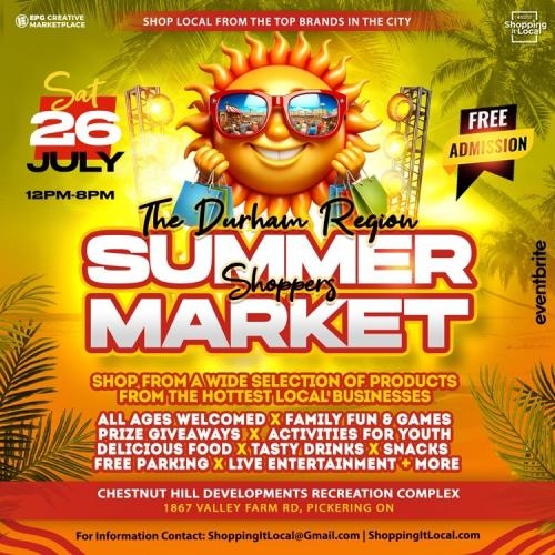 Summer Shoppers Market + Family Fun Day