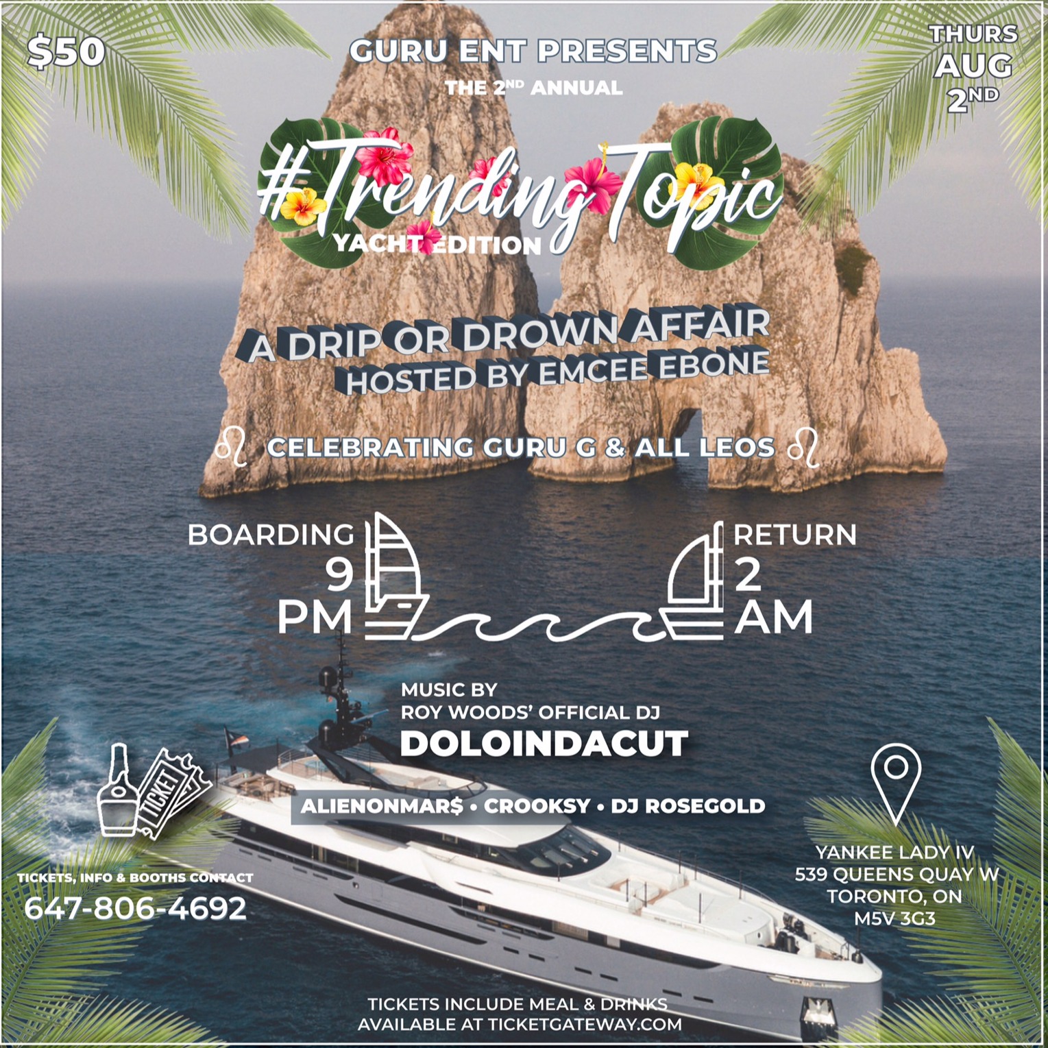 #TRENDING TOPIC: Yacht Edition - A Drip Or Drown Affair