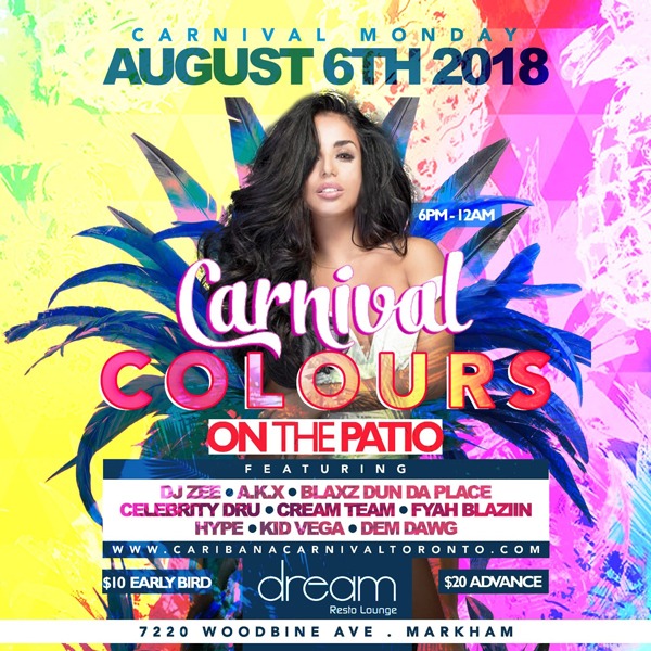 Carnival Colours: Tight N' Bright | Outdoors | Caribana Monday Aug 6th