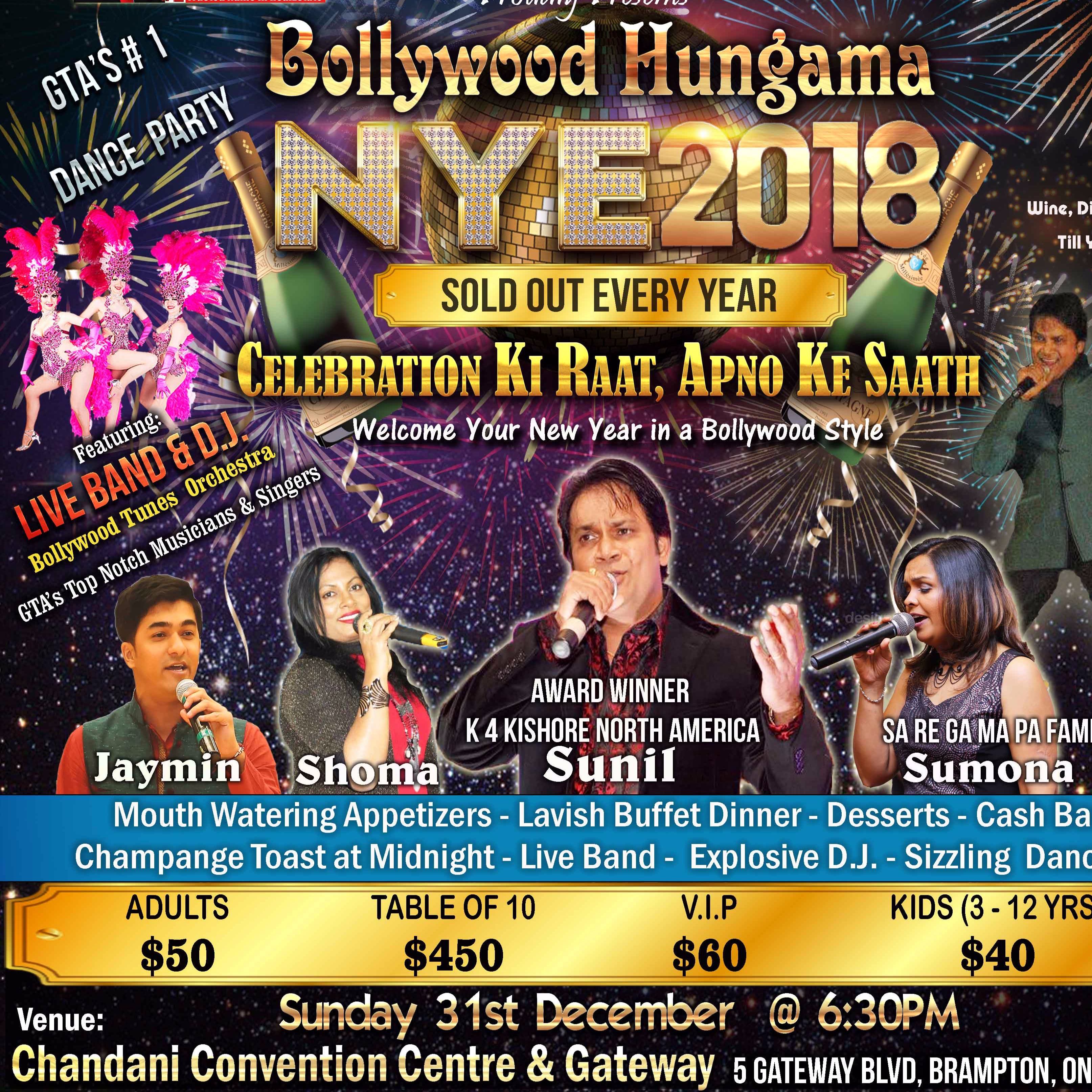 Bollywood Hungama NYE 2018