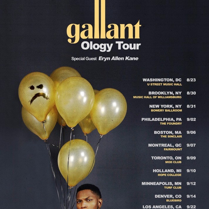 Gallant - The Ology Tour