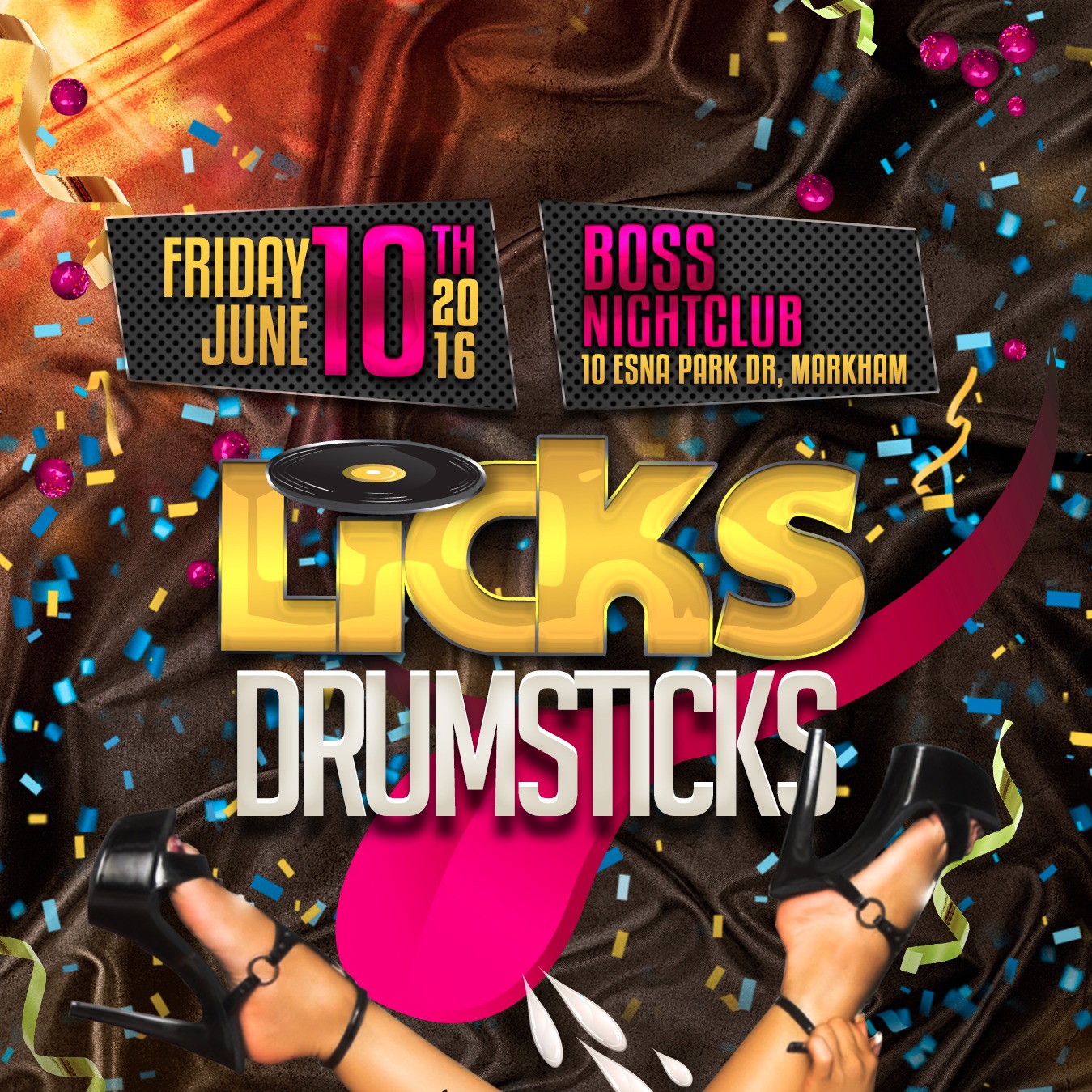 LiCKS FETE - DRUMSTICKS - 5TH ANNUAL EDITION