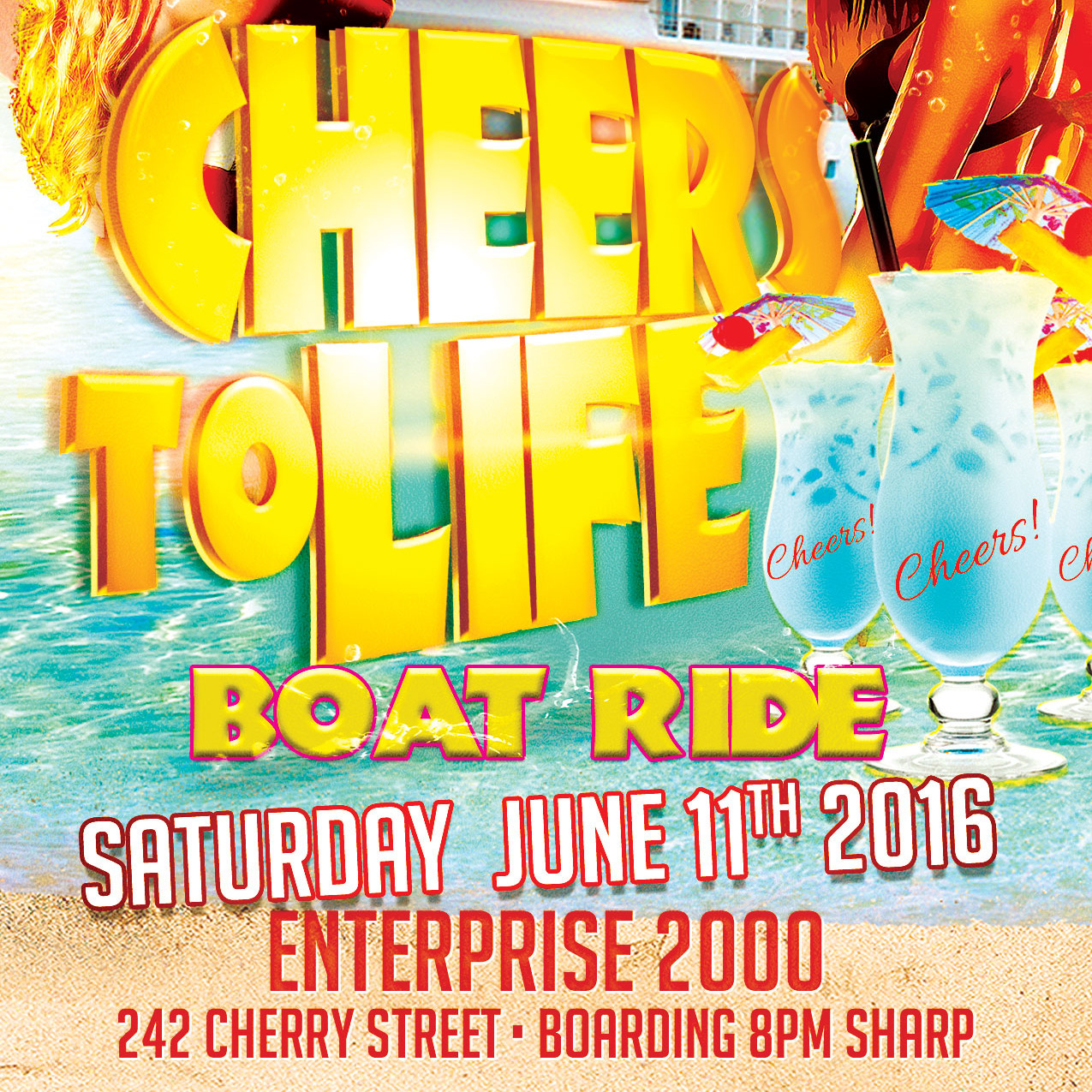 Cheers To Life Boat Ride