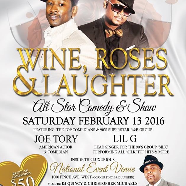 WINE, ROSES & LAUGHTER - ALL STAR COMEDY & SHOW