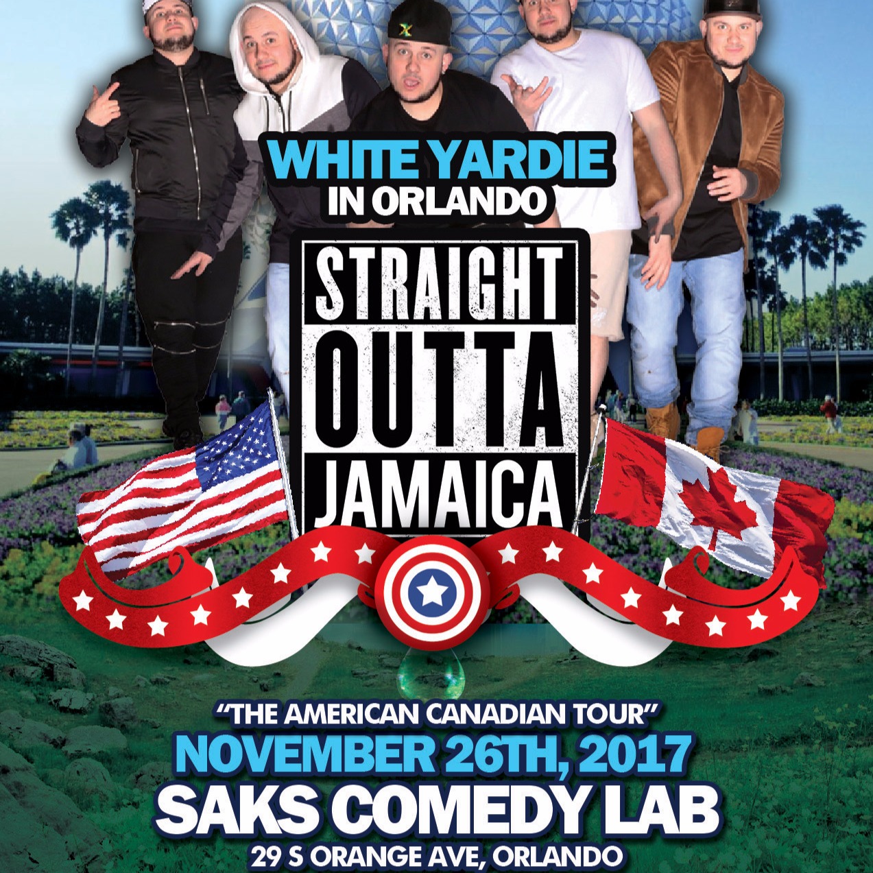 White Yardie & Juice Comedy Present Straight Outta Jamaica Tour Orlando