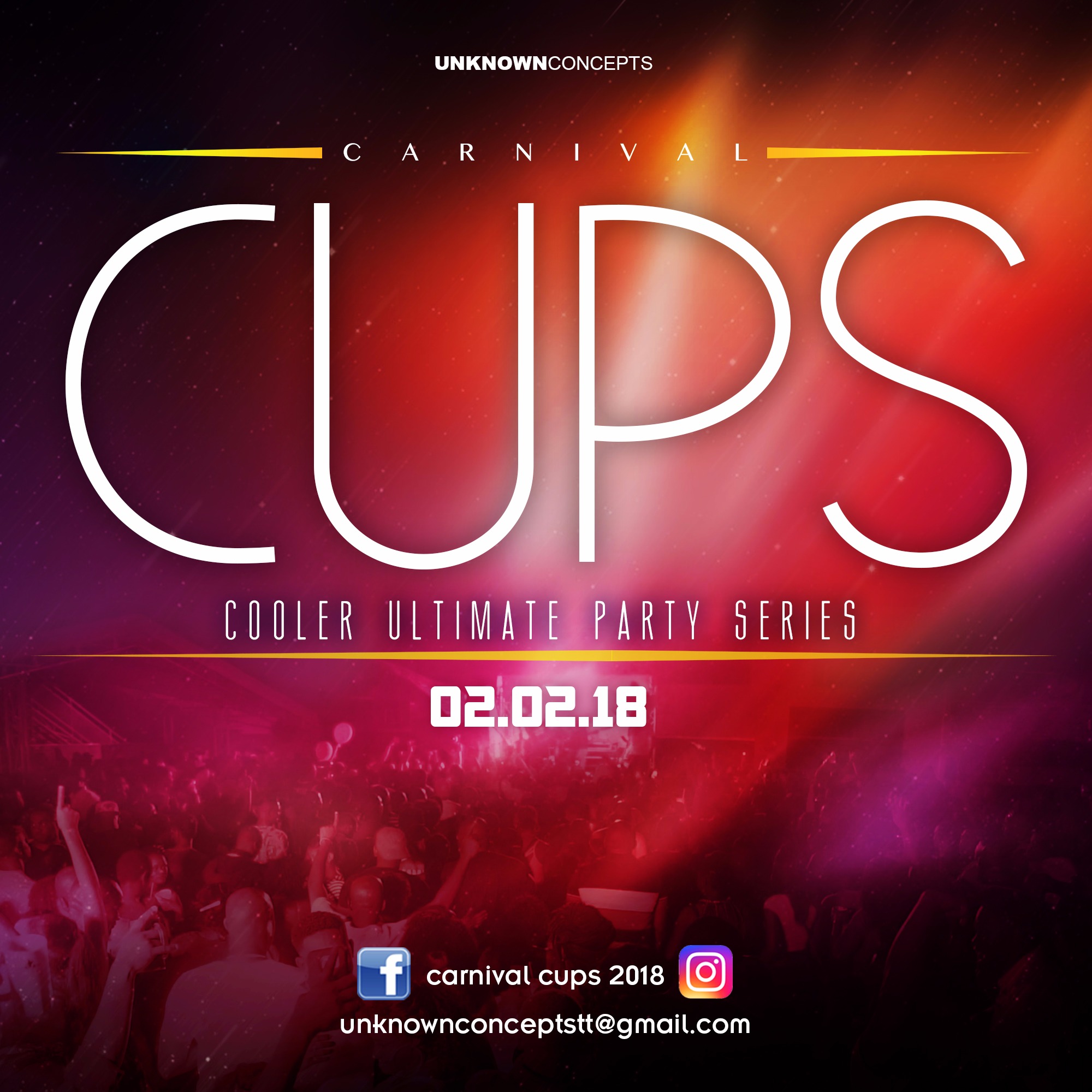 Carnival Cups - Cooler Fete