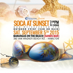 SOCA AT SUNSET | SAT.SEPT.5