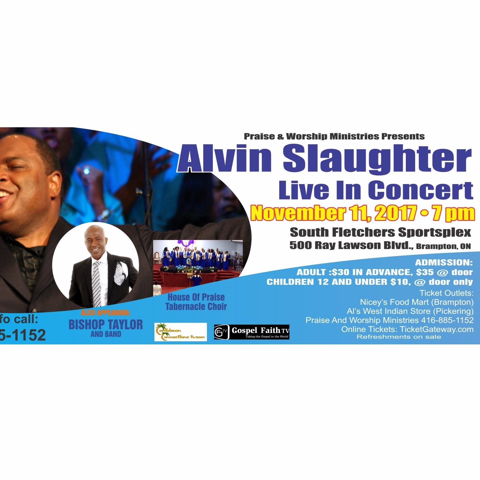 Alvin Slaughter Live In Brampton