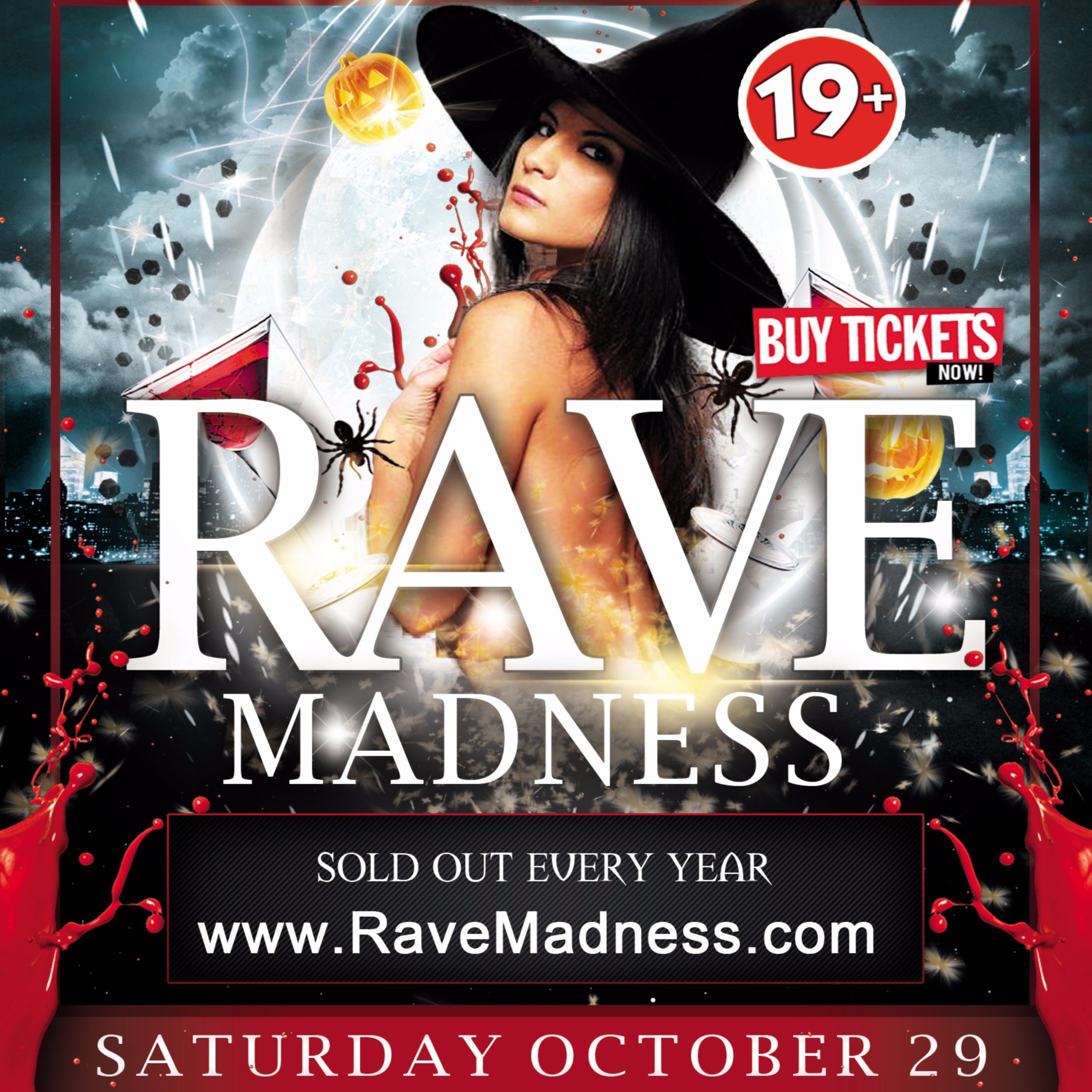 Toronto's Biggest Halloween Rave 2016 +19| Rave Madness