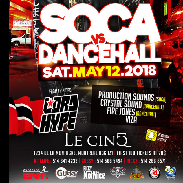 Soca Vs Dancehall