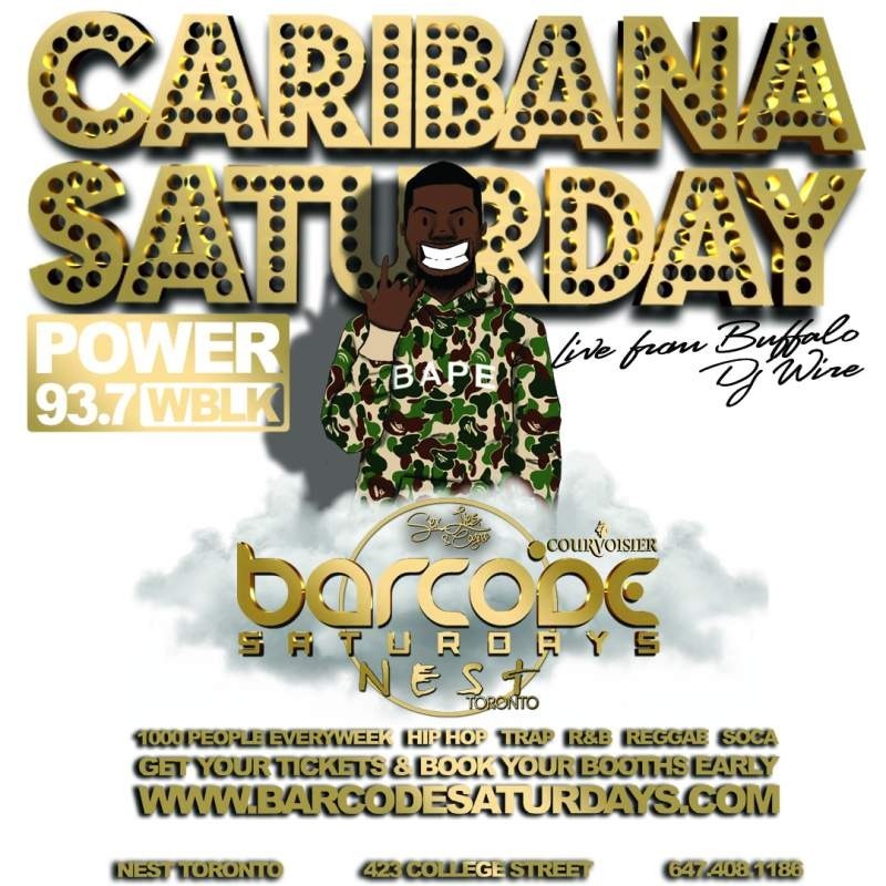 BARCODE SATURDAYS CARIBANA 2019 W/ DJ WIRE