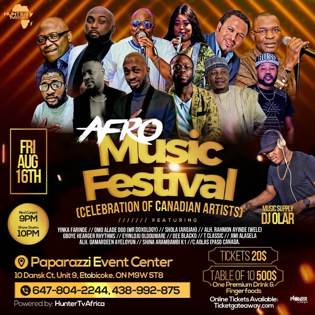 Afro - Music Festival - Celebration of Canadian Artists