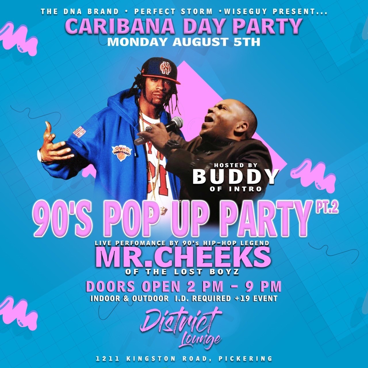 90s  Pop Up - Day Party pt2 - Caribana Monday