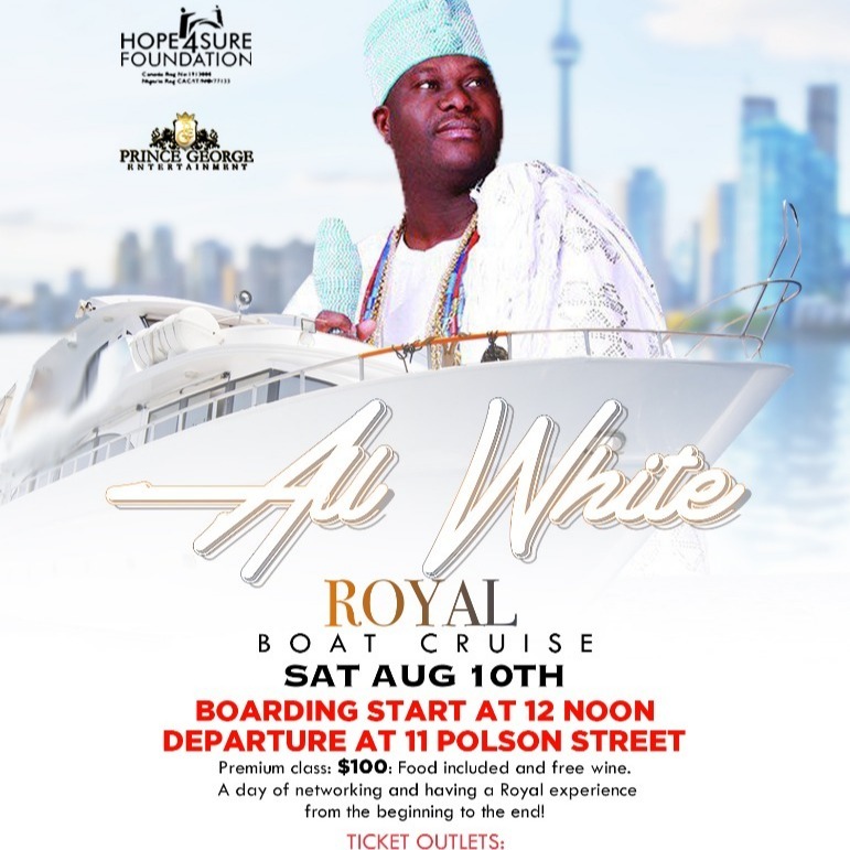 All White Royal Imperial Boat Cruise