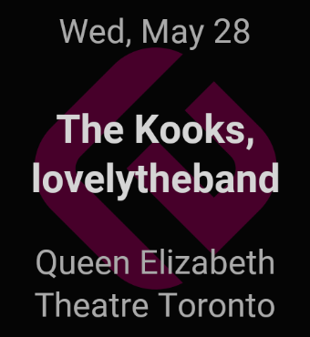 The Kooks & lovelytheband | Tickets 